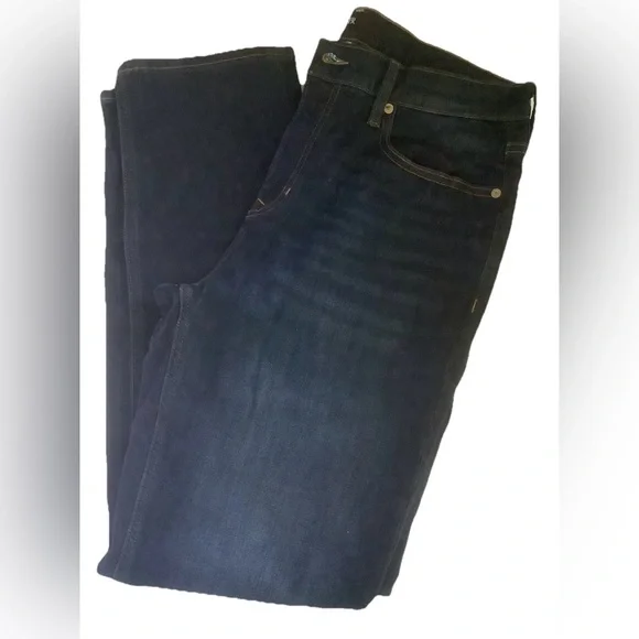 Banana Republic 33 x30 jeans slim fit luxe traveler Men's Dark Blue Jeans